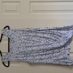 Womans tank with overlay front